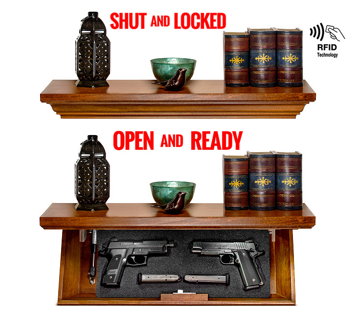 Ace Large Concealment Shelf w/ RFID Lock